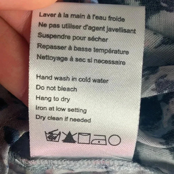 Charlie B cotton animal, print blouse size extra large - Picture 6 of 7